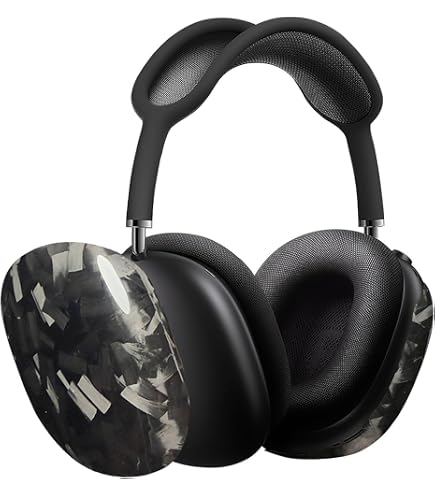 Amazon.com: Real Carbon Fiber Airpods Max Covers (2-Piece) (Matte